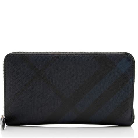 DHgate Burberry check zip wallet